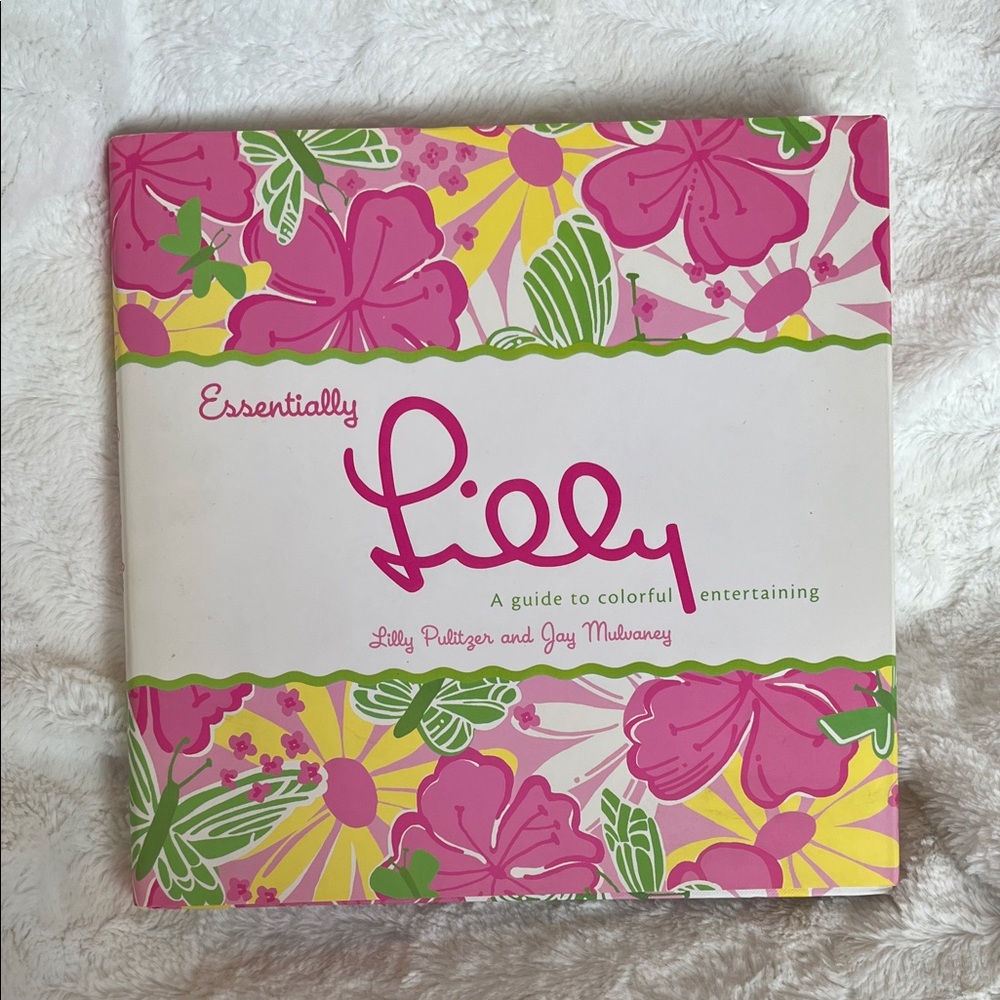 Lilly Pulitzer Pink and Green Floral Book